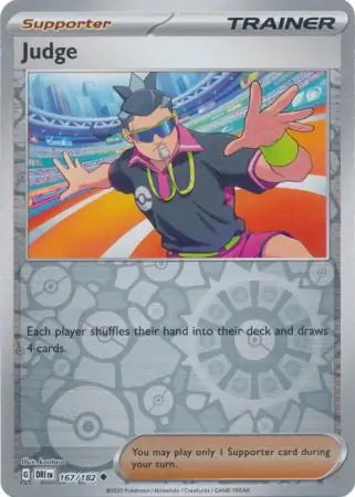 Destined Rivals Judge #167/182 reverse holo